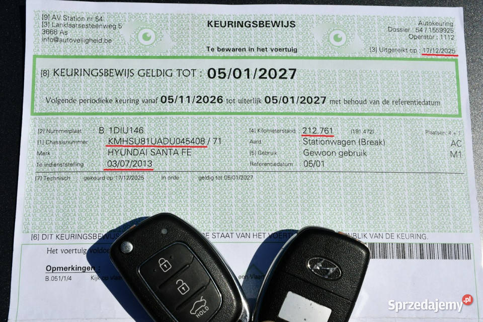 Hyundai Santa Fe 20 CRDi Serwis LED Kamera Navi podgrzewane fotele Santa Fe sprzedam