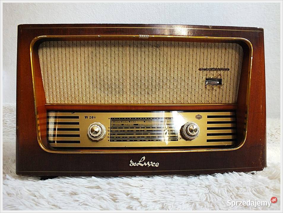 Stare lampowe Radio Sonneberg ILUMENAU 850 z lat Żary