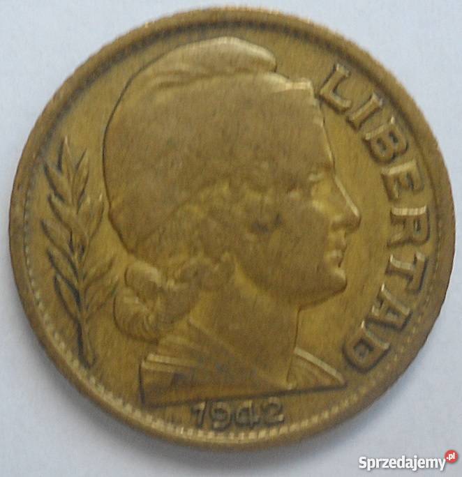 ARGENTYNA10 CENTAVOS1942 r KROWA Legionowo