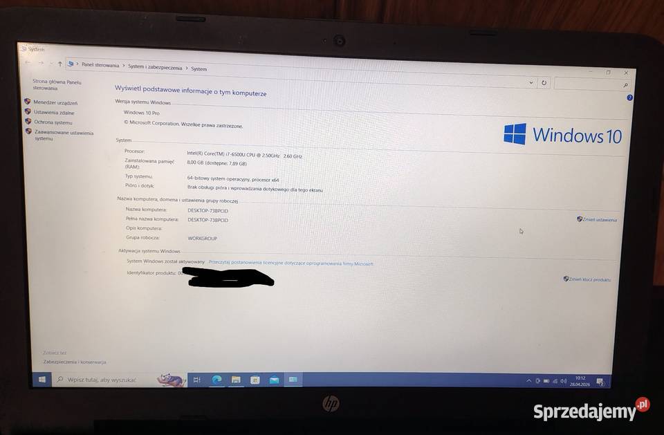 Laptop HP 156 Intel core i7 1tb 8gb ram małopolskie Nowy Targ