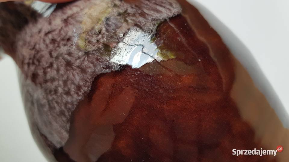 Ceramiczny wazon Ela Spółdzielnia Przyjaźń Dąbrowa Górnicza
