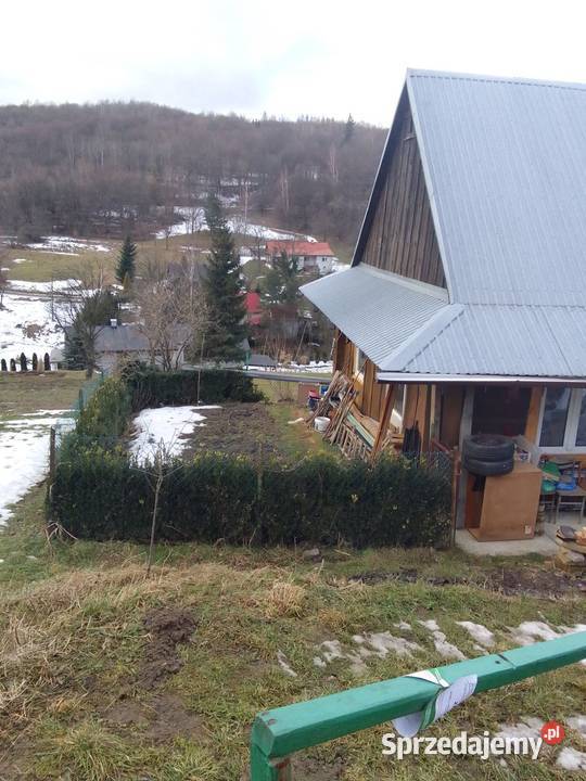 Ładny funkcjonalny drewniany dom z bali remoncie Głojsce