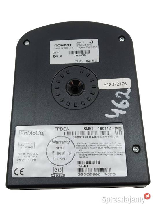 MODUŁ BLUETOOTH 8M5T19C112CR Ford Fiesta Mk7 sprzedam