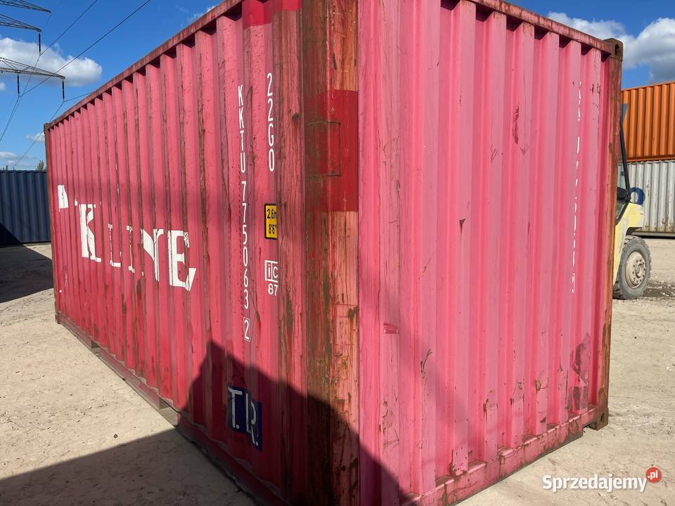 Kontener morski magazynowy 20DV 6 metrowy Lubawa