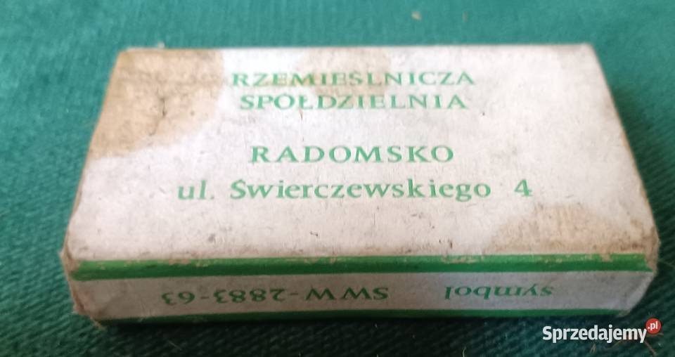 Retro zszywki biurowe 2416 opakowanie PRL Zbylitowska Góra
