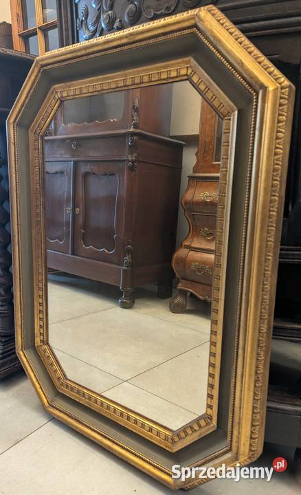 Piękne włoskie drewniane złocone lustrosklep Dąbrowa Górnicza