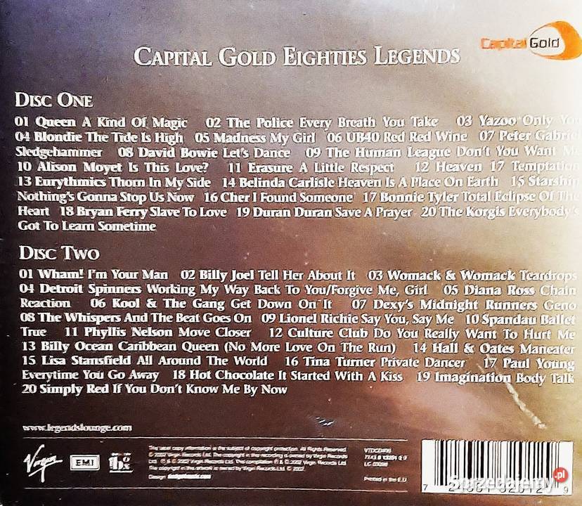 2 CD Znakomity Zestaw Hity Wszechczasów Capital Płyty i kasety Bydgoszcz
