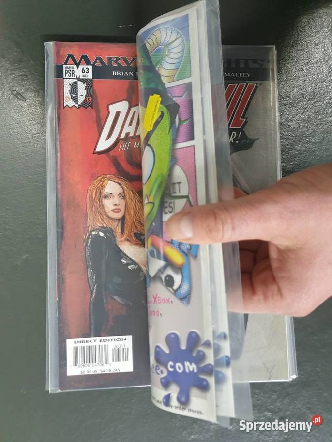 Marvel Knights Daredevil The Widow 4 komiksy Gdynia sprzedam