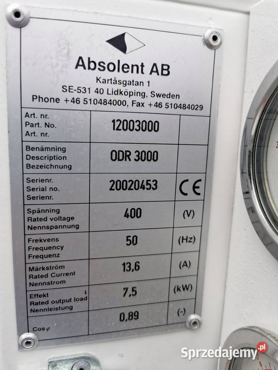 Odciąg mgły olejowej z maszyn CNC filtr Zdziechowice