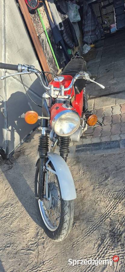 MZ TS 125 1981r czerwony Grajewo sprzedam