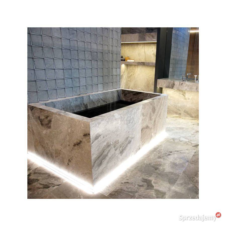 Płytka marmurowa Atlantic Grey szlifowany 61x406 Pozostałe sprzedam