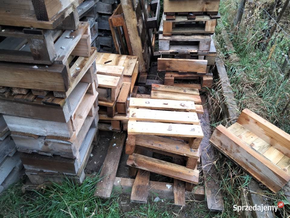 Palety drewniane małe Magazynowanie