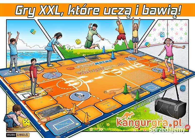 gra XXL ACTIVMATMA DZIECI do skakania nauki mazowieckie Warszawa