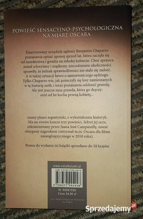 Sekret jej oczu Eduardo Sacheri