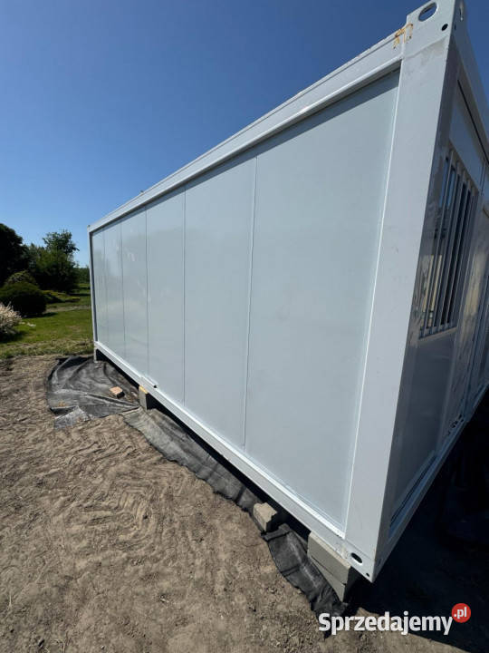 Kontener mieszkalny składany NOWY 6 m x 25 m x 3 Kampery Rudolfowo