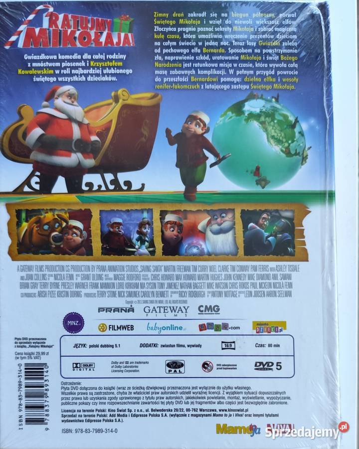 RATUJMY MIKOŁAJA DVD Boże Narodzenie święt mazowieckie Warszawa