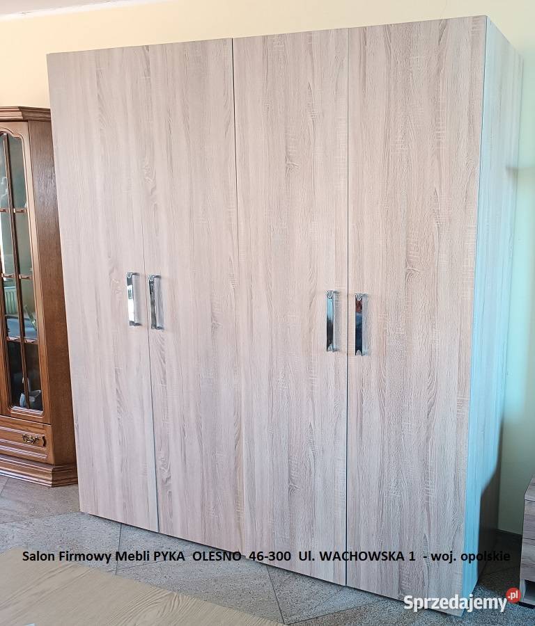 Nowa Szafa 200 4 drzwiowa Dąb Sonoma OUTLET30 Szafy i garderoby opolskie Olesno