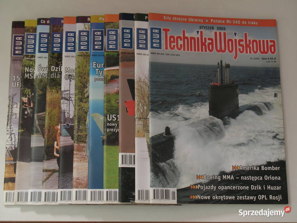Technika Wojskowa kompletny rocznik 2005 Kraków sprzedam