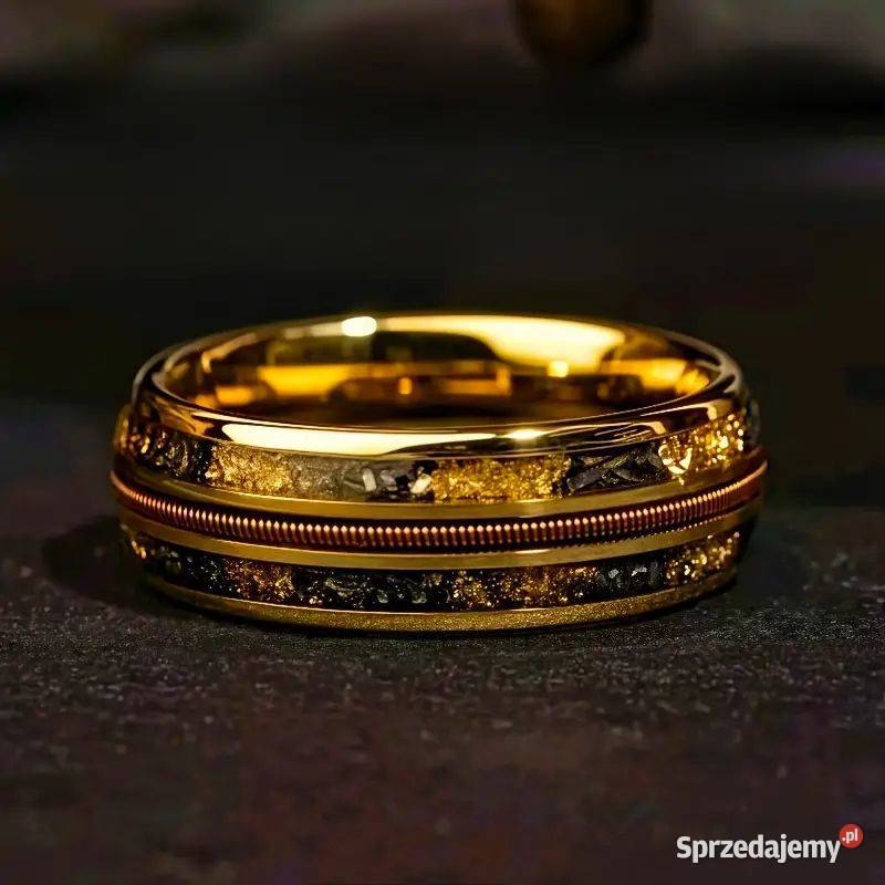 OBRĄCZKA SZEROKA 6 mm ze stali chirurgicznej ze Swarzędz