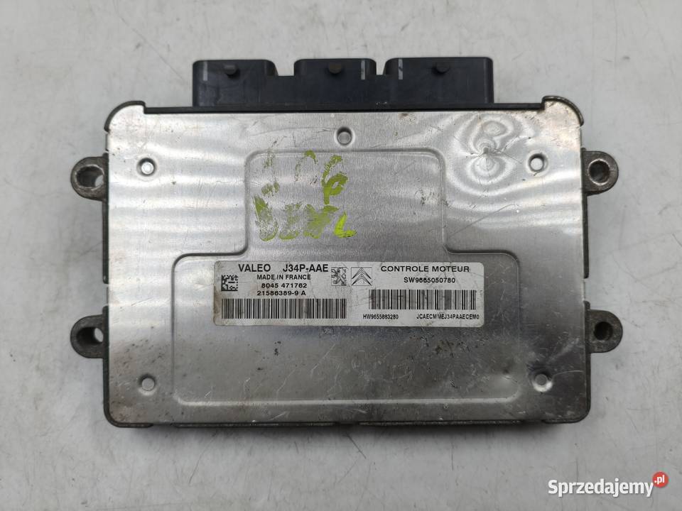 Sterownik Silnika Peugeot 206 14 SW9665050780 osobowe Wyszków sprzedam
