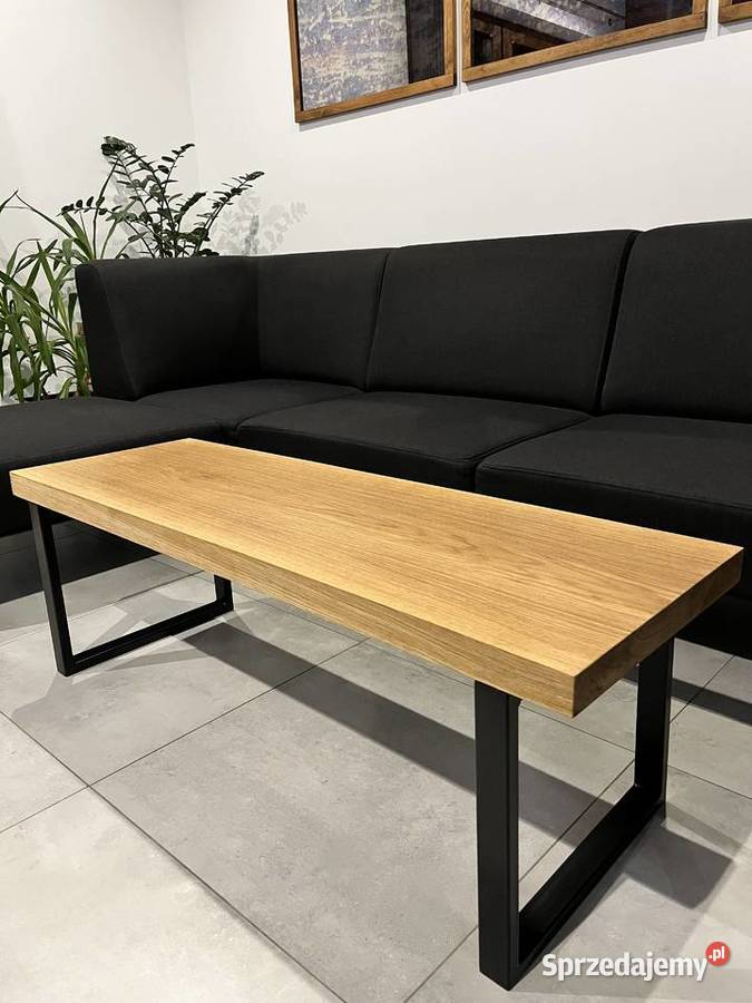 Stół stolik kawowy ława loft dąb lite drewno kujawsko-pomorskie Osielsko