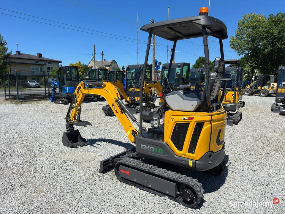 Nowa Minikoparka XGV EKO16 z 2026 Roku Waga 1600