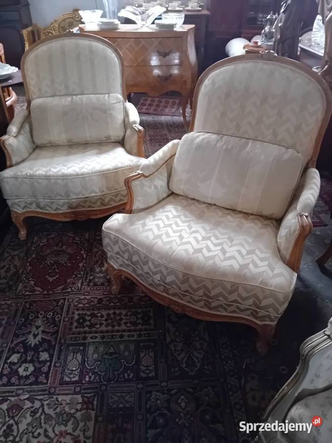 Fotele ludwikowskie Tarnogród sprzedam