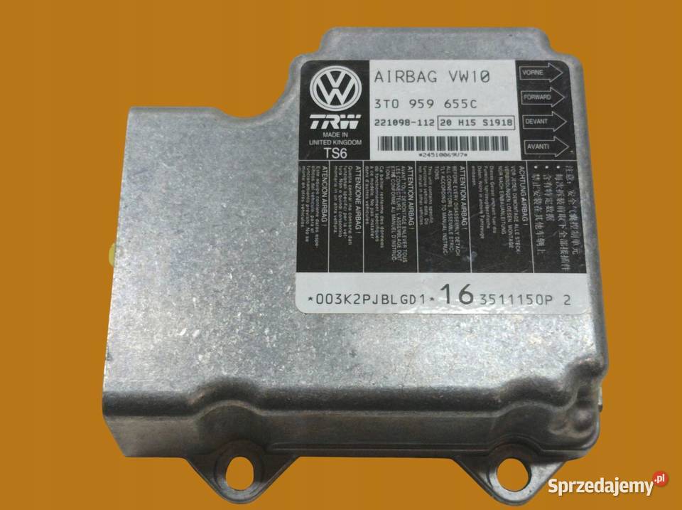 SENSOR AIRBAG 3T0959655C Skoda Superb II