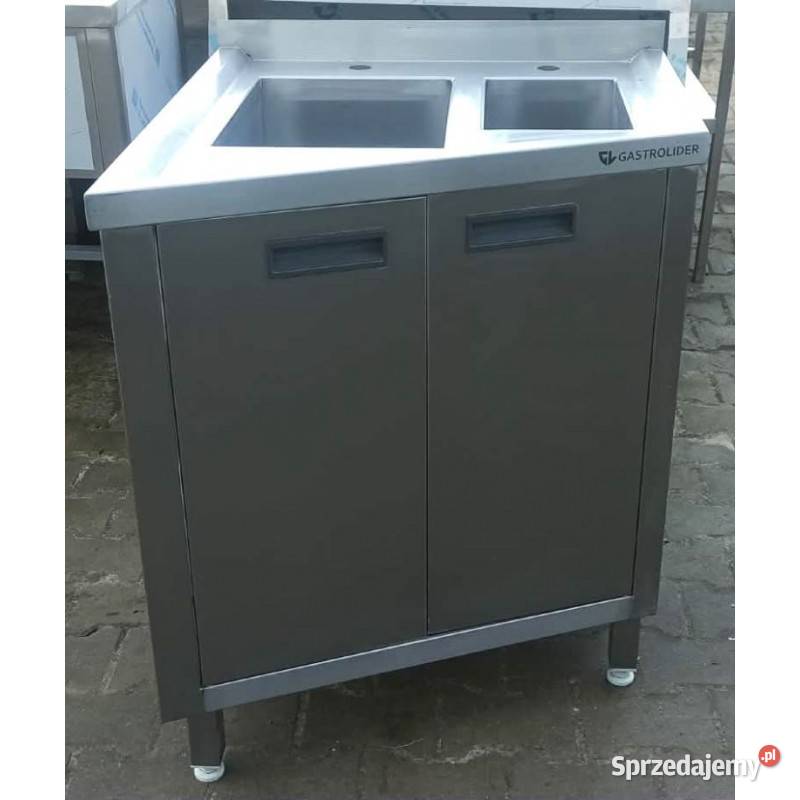 Zlew skośny 2 komory z Szafą 65704585 S 1430O Ostrów Wielkopolski