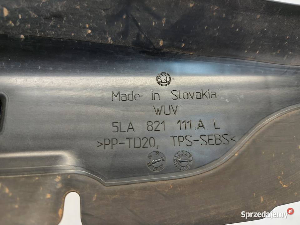 SKODA Enyaq 5LA iV85 Osłona błotnika przód lewa Pozostałe