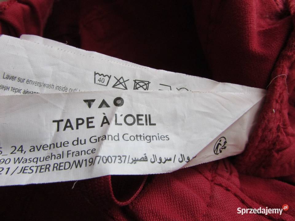 spodnie Tape A Loeil 134 czerwone 8 lat+ Kraków sprzedam