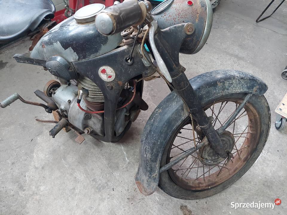 Emw bmw r35 awo simson 1955 na chodzie