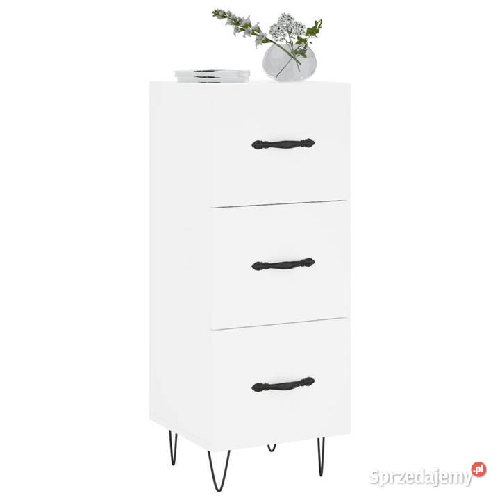 Szafka biała 345x34x90 materiał drewnopochodny