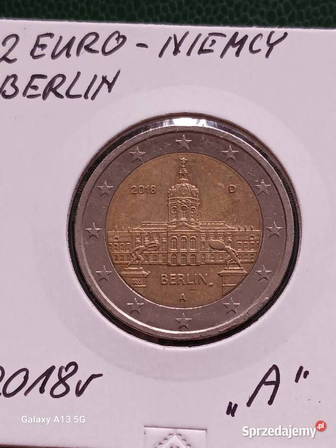 2 Euro Berlin Niemcy 2018 r men A wielkopolskie Konin