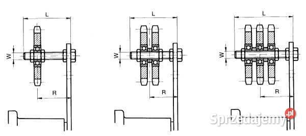 Koło napinacza łańcucha 12 Z15 otwór 10 mm Kamionna