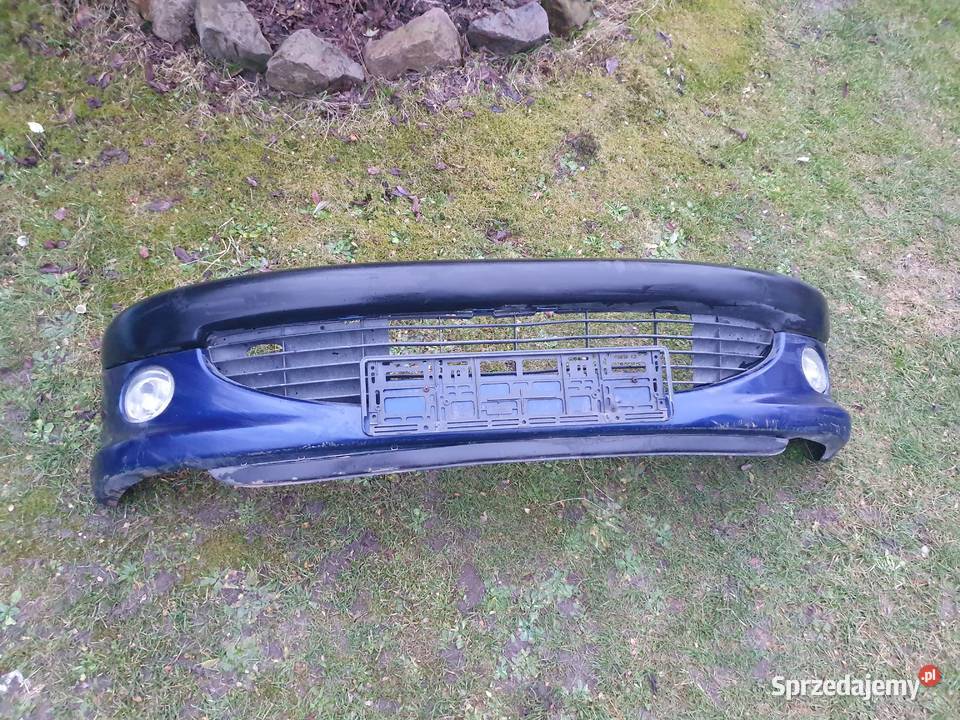 Zderzak przedni przód Peugeot 206 98 granatowy zderzaki małopolskie