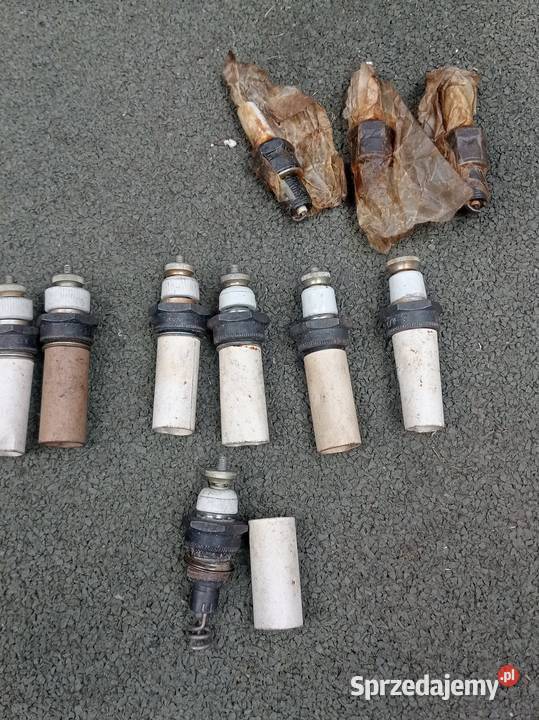 Stare części świece żarowe licznik star syrena Ogrodzieniec