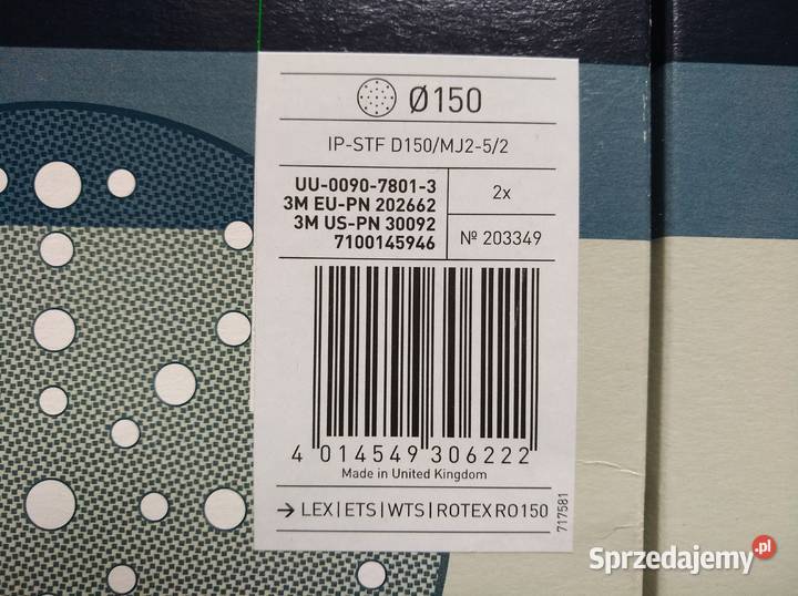 FESTOOL miękka podkładka na rzep dwie sztuki