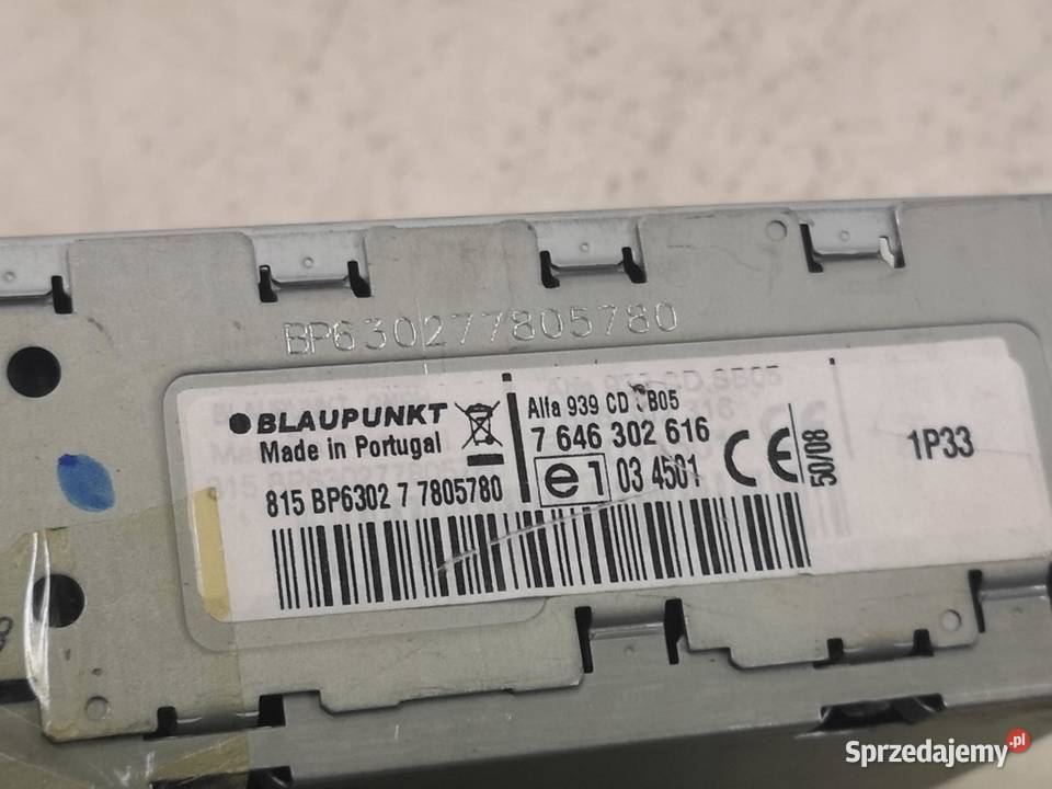 RADIO CD ALFA ROMEO 159 BRERA COUPE 20052011