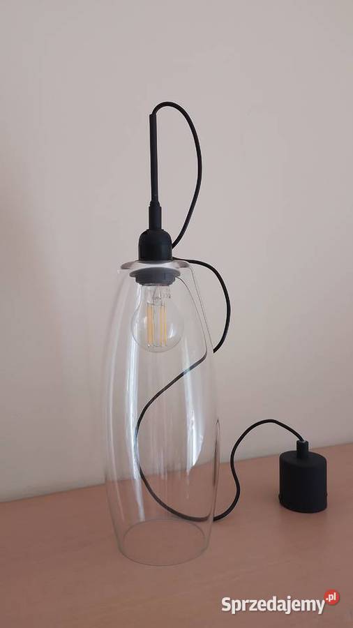 Nowa lampa wisząca szkło Warszawa sprzedam
