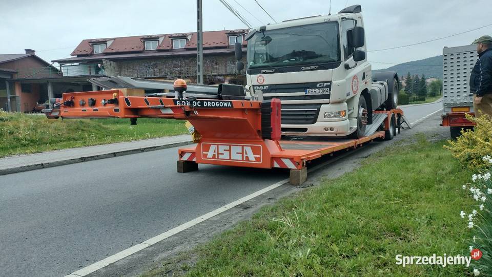 Naczepa niskopodwoziowa jednoosiowa lawety Brzesko