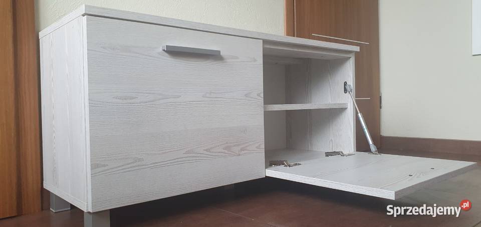 Szafka na obuwie 100 GAMA 06 Sosna Loft Biała 100cm śląskie Orzesze