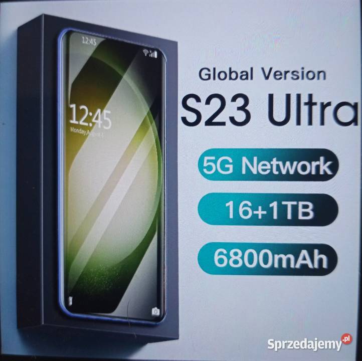 S23 ULTRA global version5 G6800mAh161TB Gdańsk