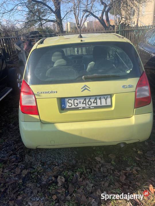CITROEN C2 14 Benzyna 2006 klimatyzacja C2 śląskie Gliwice