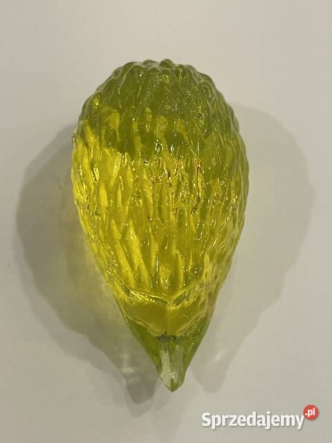 Figurka jeża ze szkła uranowego Kraków