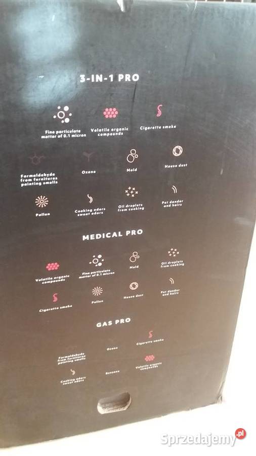 Oczyszczacz powietrza Pro 3w1 do 70m2 AGD drobne Kraków