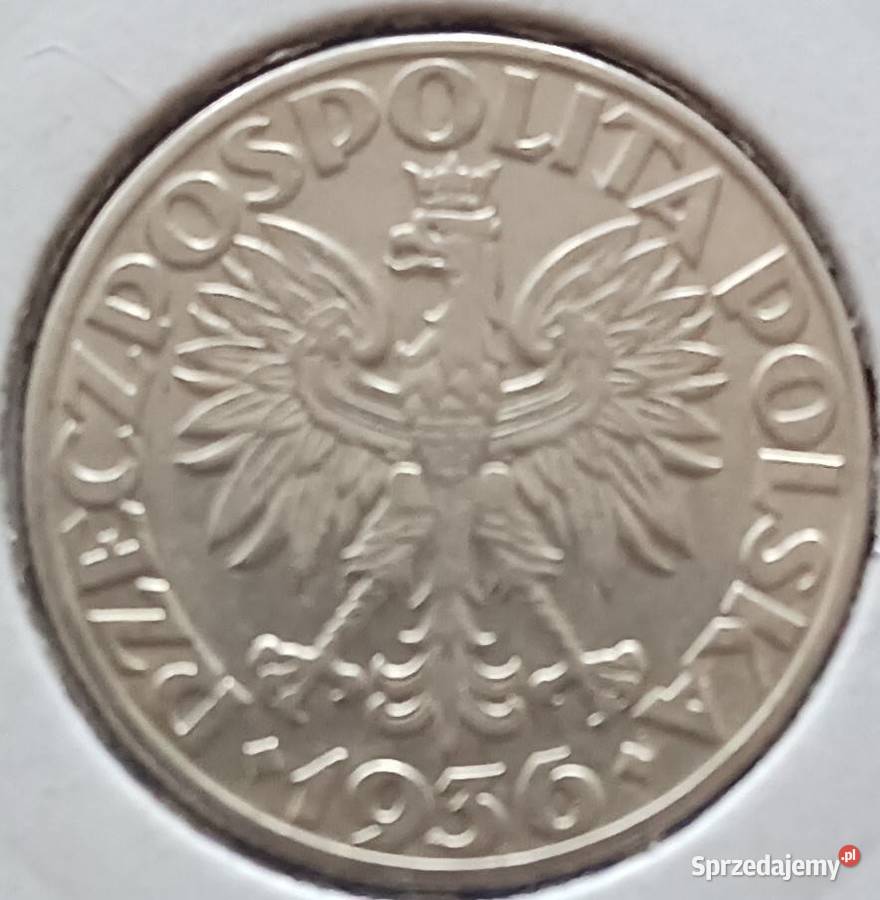 2 Żaglowiec 1936 r 7 srebro oryginał Cudeńko Konin