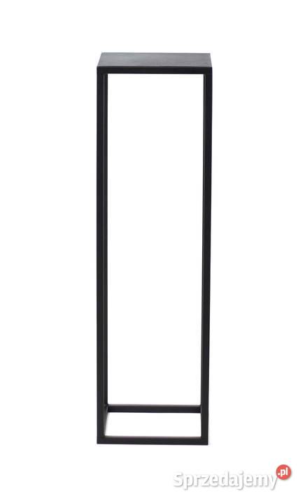 Kwietnik Metalowy Stojak METALLO 80 czarny LOFT Dekoracje i ozdoby Sobienie-Jeziory sprzedam