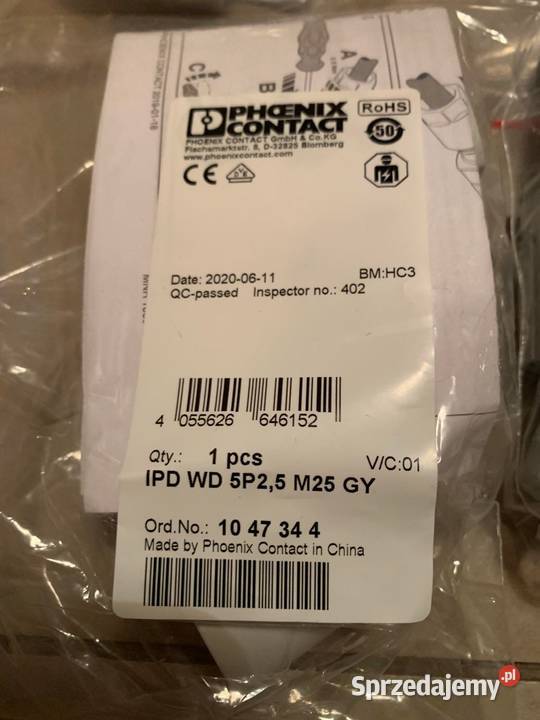 Przepust ścienny IPD WD 5P25 M25 GY 1047344 x13 Warszawa