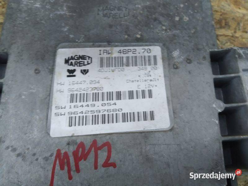 STEROWNIK SILNIKA KOMPUTER PEUGEOT IAW48P270 śląskie Gliwice